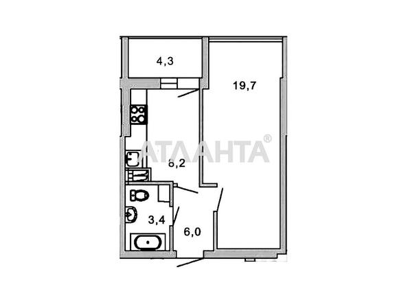 1-комнатная квартира по адресу ул. Балковская (площадь 39,7 м²) - Atlanta.ua - imageAlt 2