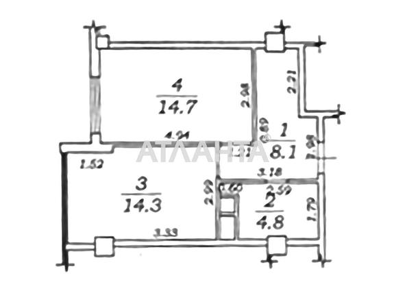 1-room apartment apartment by the address st. Arkadiyskoe plato Gagarinskoe plato (area 41 m²) - Atlanta.ua - фото 10