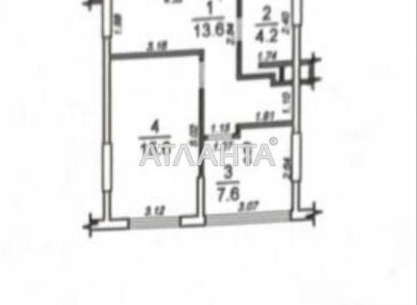 1-кімнатна квартира за адресою Фонтанська дор. (площа 42 м²) - Atlanta.ua - фото 7