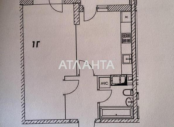 1-room apartment apartment by the address st. Prokhorovskaya Khvorostina (area 41,8 m²) - Atlanta.ua - фото 6