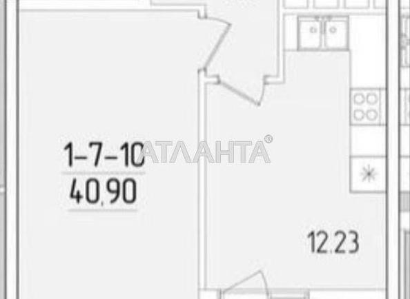 1-комнатная квартира по адресу ул. Краснова (площадь 40,9 м²) - Atlanta.ua - imageAlt 13