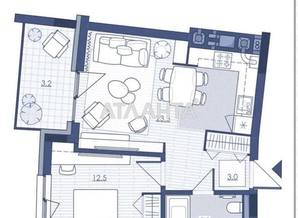 1-комнатная квартира по адресу ул. Лекарственная (площадь 47 м²) - Atlanta.ua - фото 2