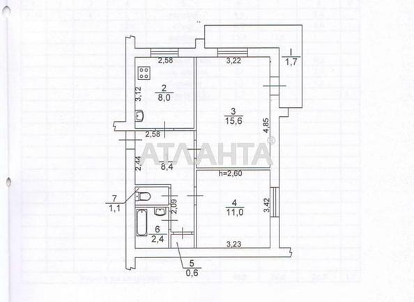 2-комнатная квартира по адресу ул. Леваневского (площадь 49 м²) - Atlanta.ua - imageAlt 22
