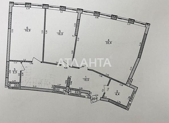 2-комнатная квартира по адресу Замарстыновская ул. (площадь 126,4 м²) - Atlanta.ua - фото 10