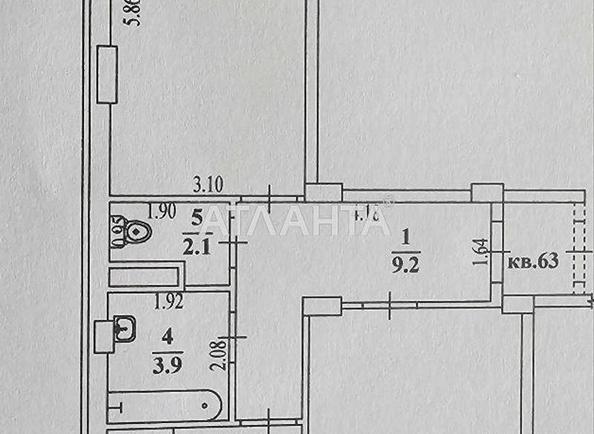 2-rooms apartment apartment by the address st. Bocharova gen (area 68,4 m²) - Atlanta.ua - photo 16