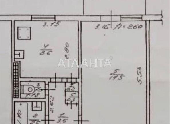 1-комнатная квартира по адресу Добровольского пр. (площадь 35 м²) - Atlanta.ua - фото 10