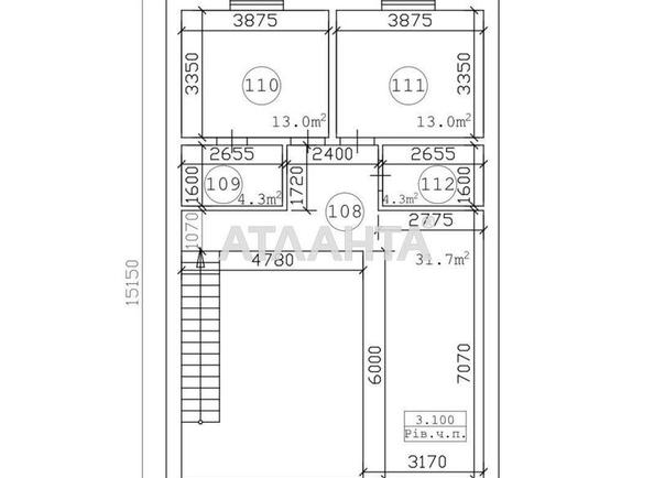 Дом по адресу ул. Дружбы народов (площадь 174 м²) - Atlanta.ua - imageAlt 27