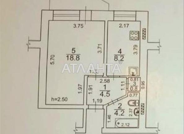 1-комнатная квартира по адресу ул. Бочарова ген. (площадь 38 м²) - Atlanta.ua - imageAlt 9