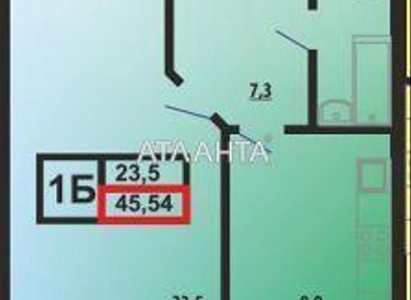 1-комнатная квартира по адресу ул. Проектная (площадь 45,5 м²) - Atlanta.ua - imageAlt 5
