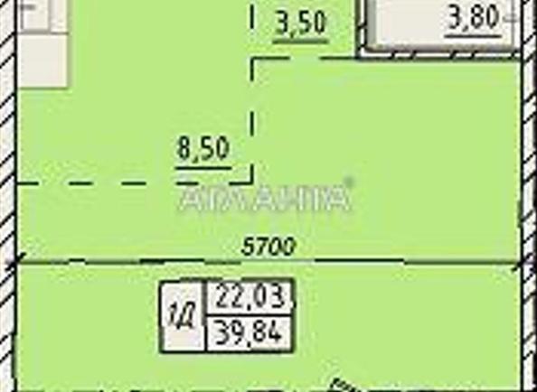 1-комнатная квартира по адресу ул. Пестеля (площадь 39,8 м²) - Atlanta.ua - imageAlt 5