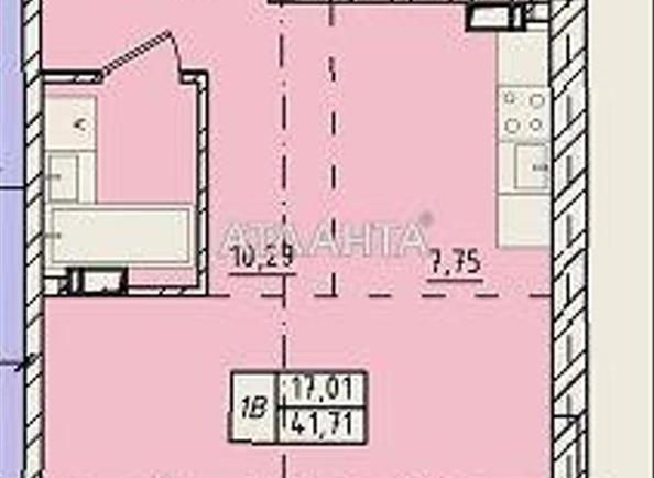1-room apartment apartment by the address st. Pestelya (area 41,7 m²) - Atlanta.ua - imageAlt 5