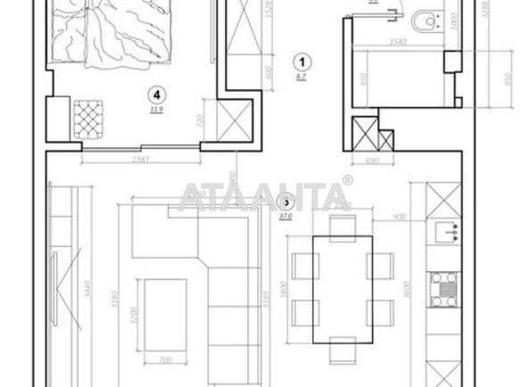 1-room apartment apartment by the address st. Arkadiyskoe plato Gagarinskoe plato (area 62 m²) - Atlanta.ua - imageAlt 14