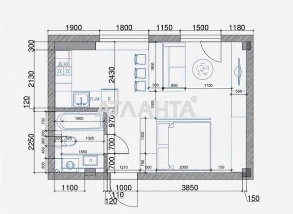 1-комнатная квартира по адресу ул. Малиновского марш. (площадь 31 м²) - Atlanta.ua - фото 7
