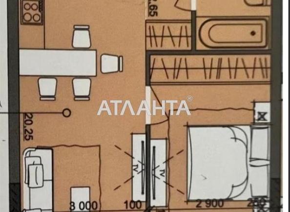 1-комнатная квартира по адресу ул. Бочарова ген. (площадь 39,7 м²) - Atlanta.ua - imageAlt 2