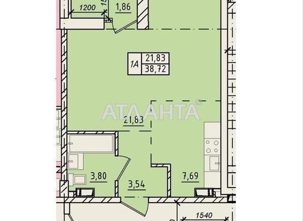 1-комнатная квартира по адресу ул. Пестеля (площадь 38,7 м²) - Atlanta.ua - imageAlt 5