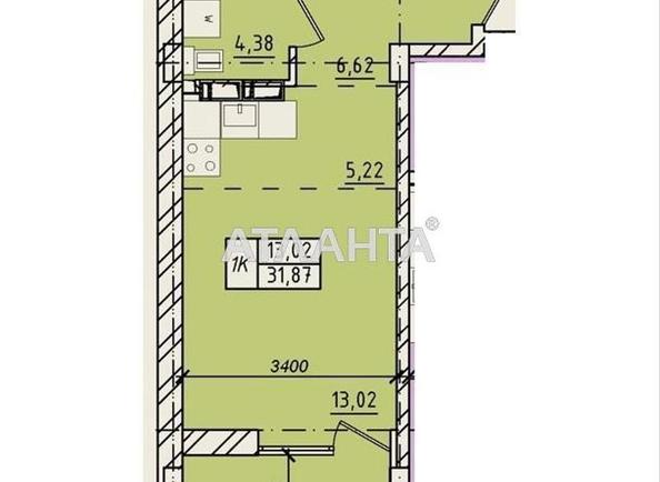1-комнатная квартира по адресу ул. Пестеля (площадь 31,9 м²) - Atlanta.ua - imageAlt 5