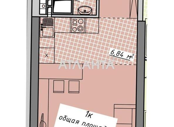 1-комнатная квартира по адресу Курортный пер. (площадь 29,9 м²) - Atlanta.ua - imageAlt 5