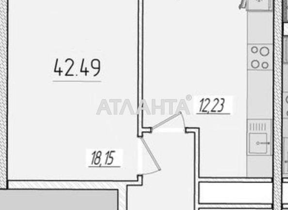 1-комнатная квартира по адресу ул. Краснова (площадь 42 м²) - Atlanta.ua - imageAlt 9