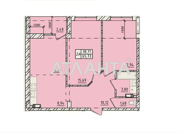 3-комнатная квартира по адресу ул. Пестеля (площадь 65,7 м²) - Atlanta.ua - imageAlt 2