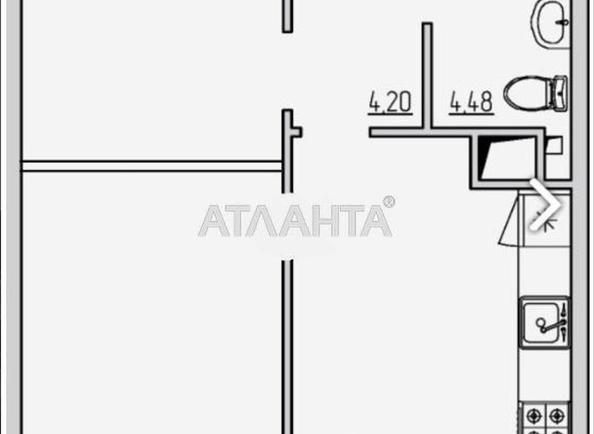 2-комнатная квартира по адресу ул. Жемчужная (площадь 44 м²) - Atlanta.ua - imageAlt 8