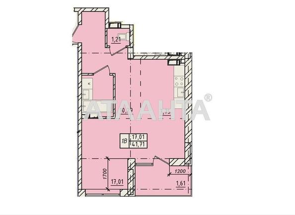 1-кімнатна квартира за адресою вул. Пестеля (площа 41,7 м²) - Atlanta.ua - фото 13