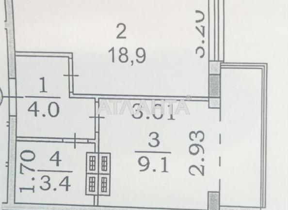 1-комнатная квартира по адресу Ванный пер. (площадь 35,4 м²) - Atlanta.ua - imageAlt 13