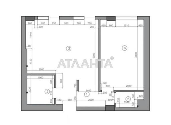 1-room apartment apartment by the address st. Lyustdorfskaya dor Chernomorskaya dor (area 47,1 m²) - Atlanta.ua - фото 3