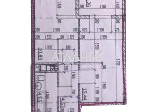 1-комнатная квартира по адресу ул. Жемчужная (площадь 43,9 м²) - Atlanta.ua - imageAlt 13