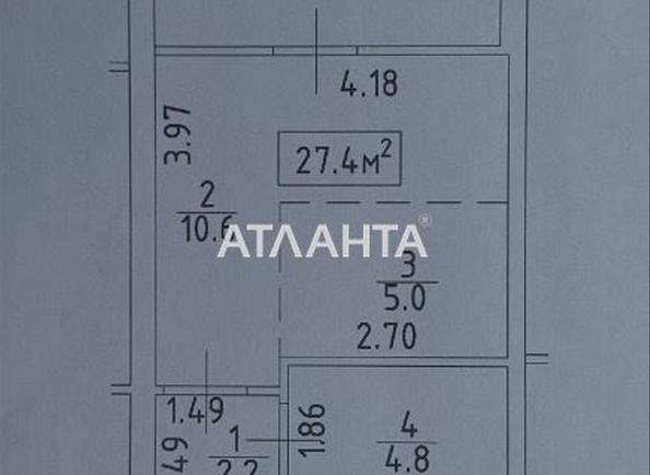 1-комнатная квартира по адресу 7 км овидиопольской дор. (площадь 27,4 м²) - Atlanta.ua - фото 13