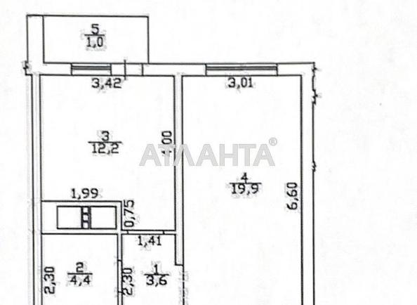 1-кімнатна квартира за адресою Люстдорфська дор. (площа 41,1 м²) - Atlanta.ua - фото 8