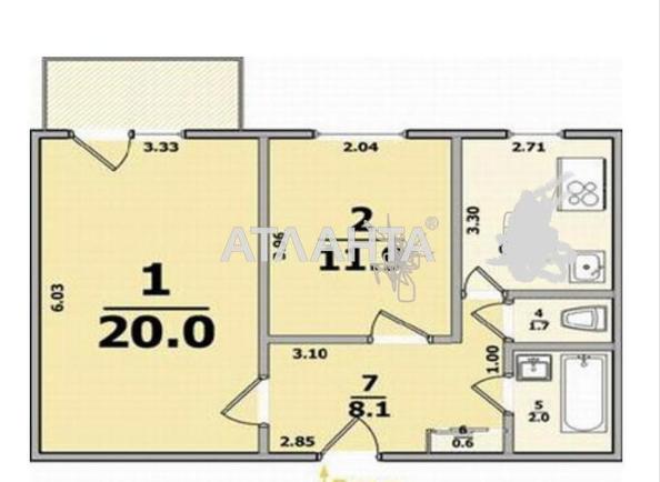 1-комнатная квартира по адресу ул. Ильфа и Петрова (площадь 51 м²) - imageAlt 9 1-комнатная квартира по адресу ул. Ильфа и Петрова (площадь 51 м²) - Atlanta.ua - imageAlt 9