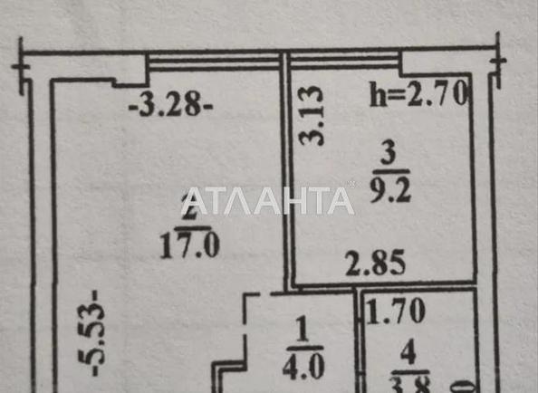 1-комнатная квартира по адресу ул. Инглези (площадь 34 м²) - Atlanta.ua - imageAlt 9
