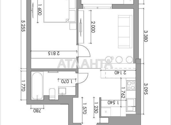 1-комнатная квартира по адресу Городницкая ул. (площадь 48,3 м²) - Atlanta.ua - imageAlt 10