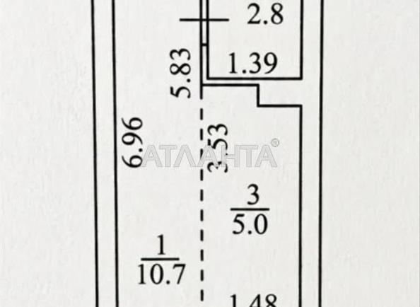 1-комнатная квартира по адресу ул. Донского Дмитрия (площадь 20 м²) - Atlanta.ua - imageAlt 7