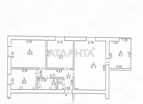 3-комнатная квартира по адресу ул. Героев обороны Одессы(Героев Сталинграда) (площадь 67,5 м²) - Atlanta.ua - imageAlt 27