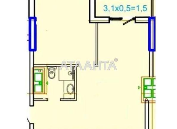 1-кімнатна квартира за адресою вул. Генуезька (площа 42,6 м²) - Atlanta.ua - фото 4