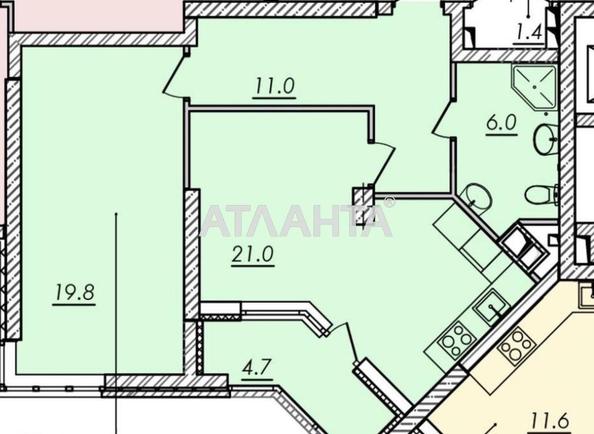 2-комнатная квартира по адресу Овидиопольская дор. (площадь 62,7 м²) - Atlanta.ua - фото 9