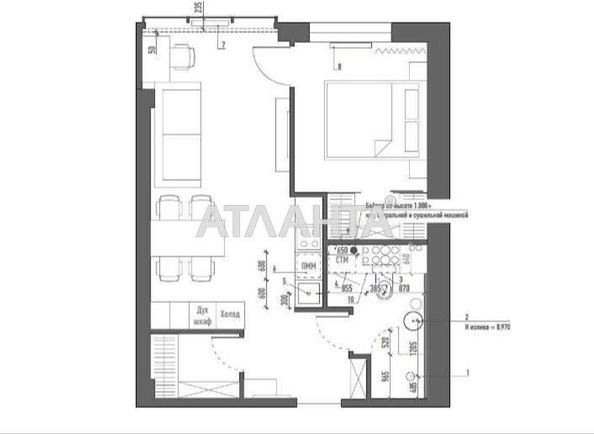1-кімнатна квартира за адресою вул. Асташкіна (площа 46 м²) - Atlanta.ua - фото 12