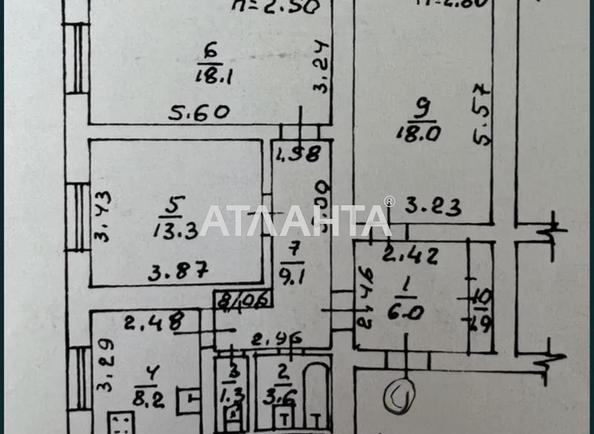 3-комнатная квартира по адресу ул. Греческая (площадь 80,6 м²) - Atlanta.ua - imageAlt 21