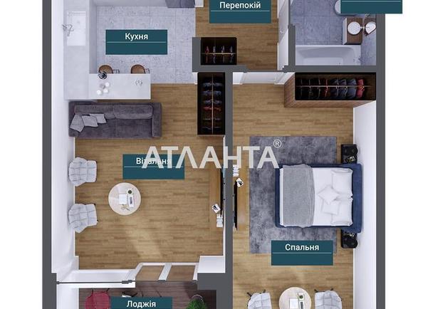1-комнатная квартира по адресу Французский бул. (площадь 52,9 м²) - Atlanta.ua - фото 3