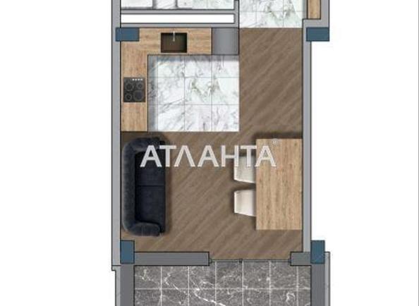 1-кімнатна квартира за адресою вул. Бочарова ген. (площа 21,4 м²) - Atlanta.ua - фото 5