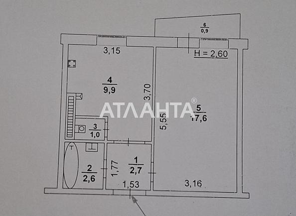 1-комнатная квартира по адресу ул. Заболотного ак. (площадь 35 м²) - Atlanta.ua - imageAlt 9