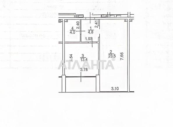 1-комнатная квартира по адресу Французский бул. (площадь 48,4 м²) - Atlanta.ua - imageAlt 2
