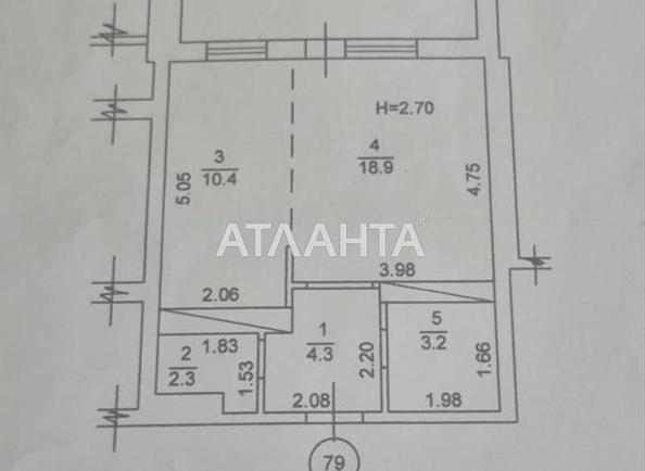 1-кімнатна квартира за адресою Дніпропетр. Дор. (площа 42,8 м²) - Atlanta.ua - фото 6