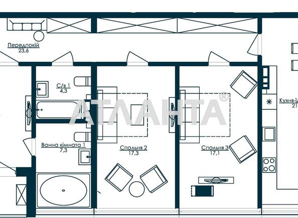 3-комнатная квартира по адресу Французский бул. (площадь 115,4 м²) - imageAlt 2 3-комнатная квартира по адресу Французский бул. (площадь 115,4 м²) - Atlanta.ua - imageAlt 2