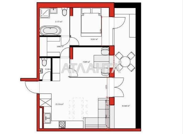 1-комнатная квартира по адресу Волынская ул. (площадь 53,2 м²) - imageAlt 16 1-комнатная квартира по адресу Волынская ул. (площадь 53,2 м²) - Atlanta.ua - imageAlt 16