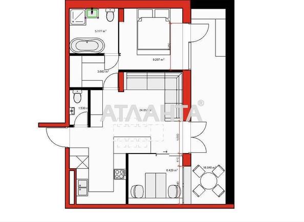 1-комнатная квартира по адресу Волынская ул. (площадь 53,2 м²) - imageAlt 17 1-комнатная квартира по адресу Волынская ул. (площадь 53,2 м²) - Atlanta.ua - imageAlt 17