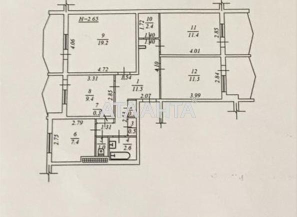 3-комнатная квартира по адресу Днепропетр. Дор. (площадь 91 м²) - Atlanta.ua - imageAlt 17