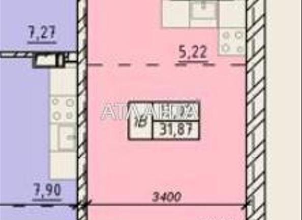 1-комнатная квартира по адресу ул. Пестеля (площадь 31,9 м²) - Atlanta.ua - imageAlt 6