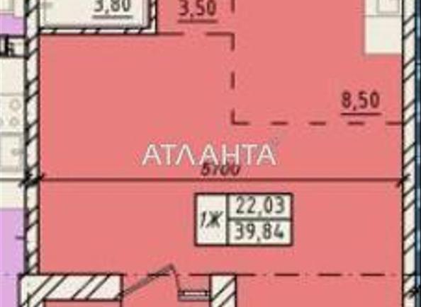 1-комнатная квартира по адресу ул. Пестеля (площадь 39,8 м²) - Atlanta.ua - imageAlt 6